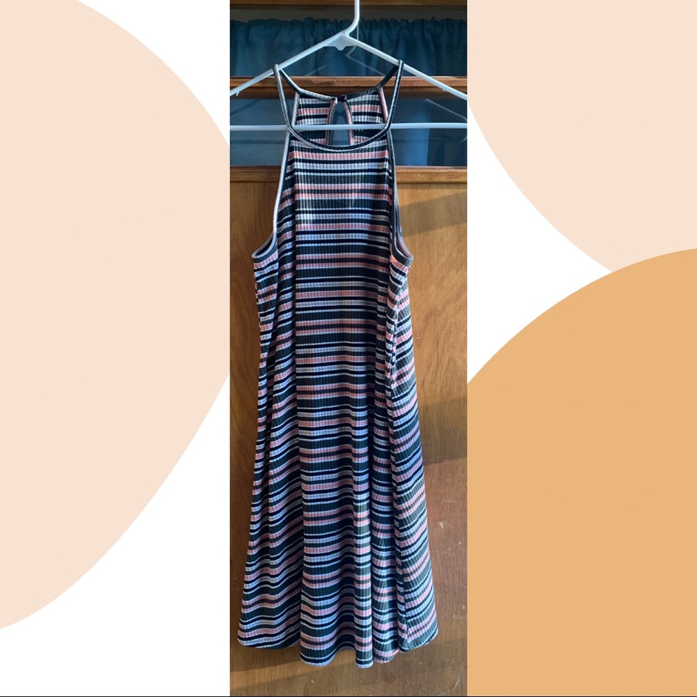 Love, Fire brand striped ribbed dress size L